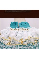 Identity V Doctor Emily Dyer Yesterday Blue Dress Kids Children Cosplay Costume
